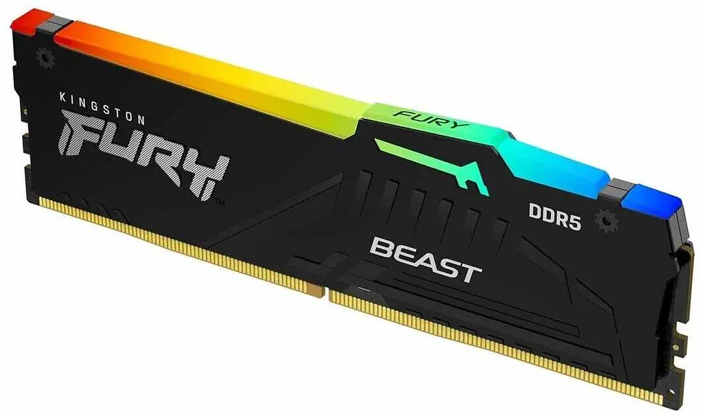 Модуль пам'яті Kingston Fury DDR5 32Gb 5200MHz Beast Black RGB (KF552C40BBA-32) - фото 3
