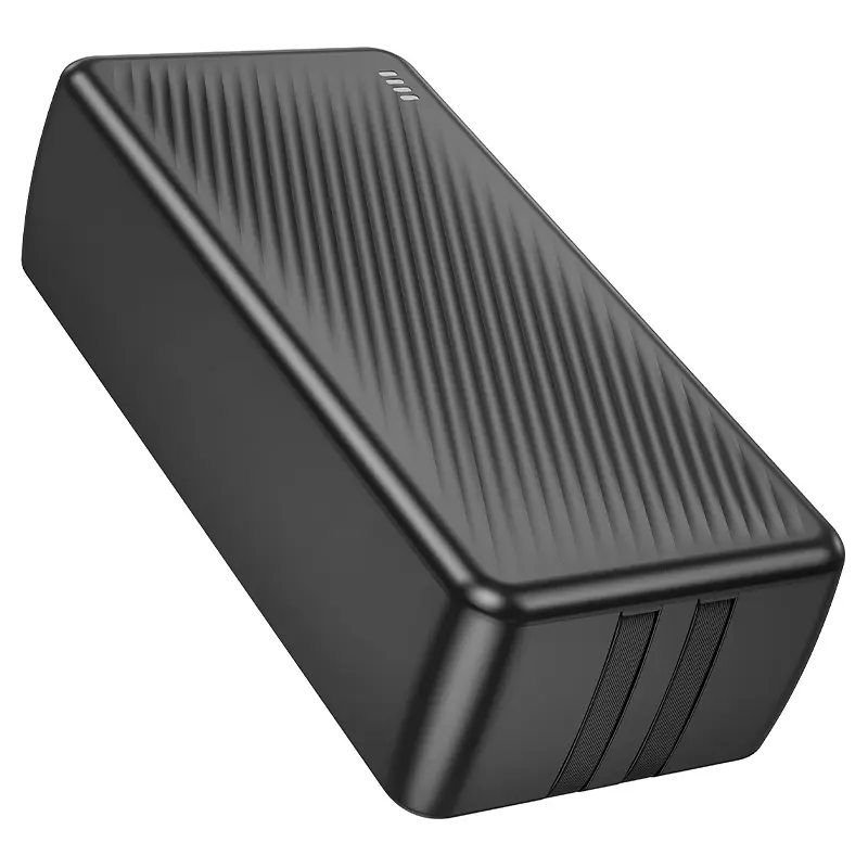 Зовнішній акумулятор BOROFONE BJ57B Graceful 22.5W+PD20W fully compatible power bank with cable(30000mAh) Black (6941991116469) - фото 3