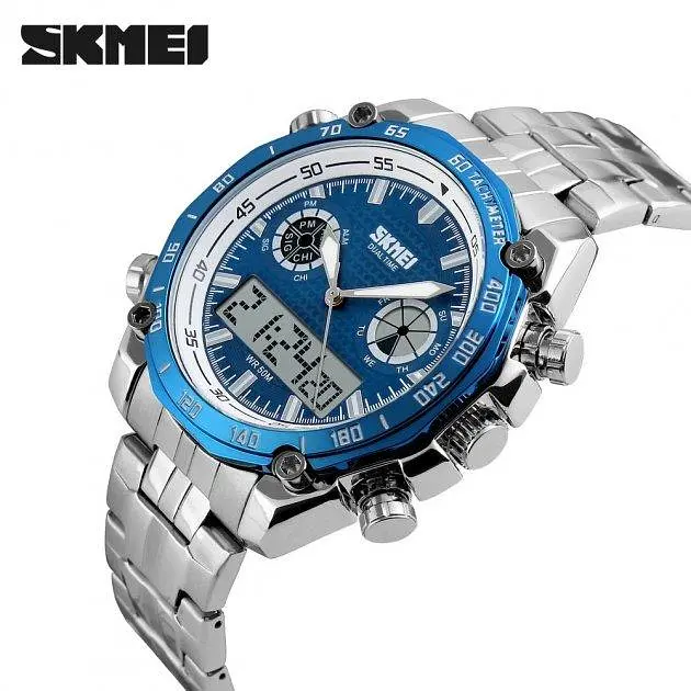 Наручные мужские часы Skmei 1204 direct Синий - фото 3