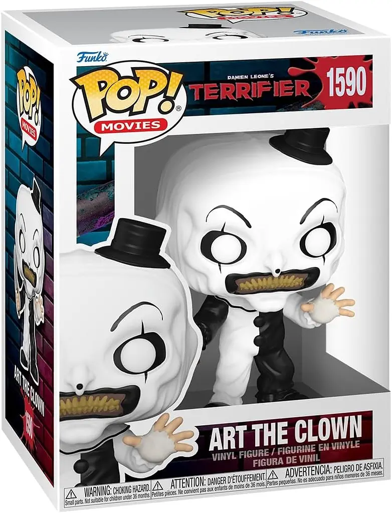 Фигурка Funko Pop Ужасающий Клоун Арт Terrifier Art the Clown 10 см FP T CA 1590 - фото 2
