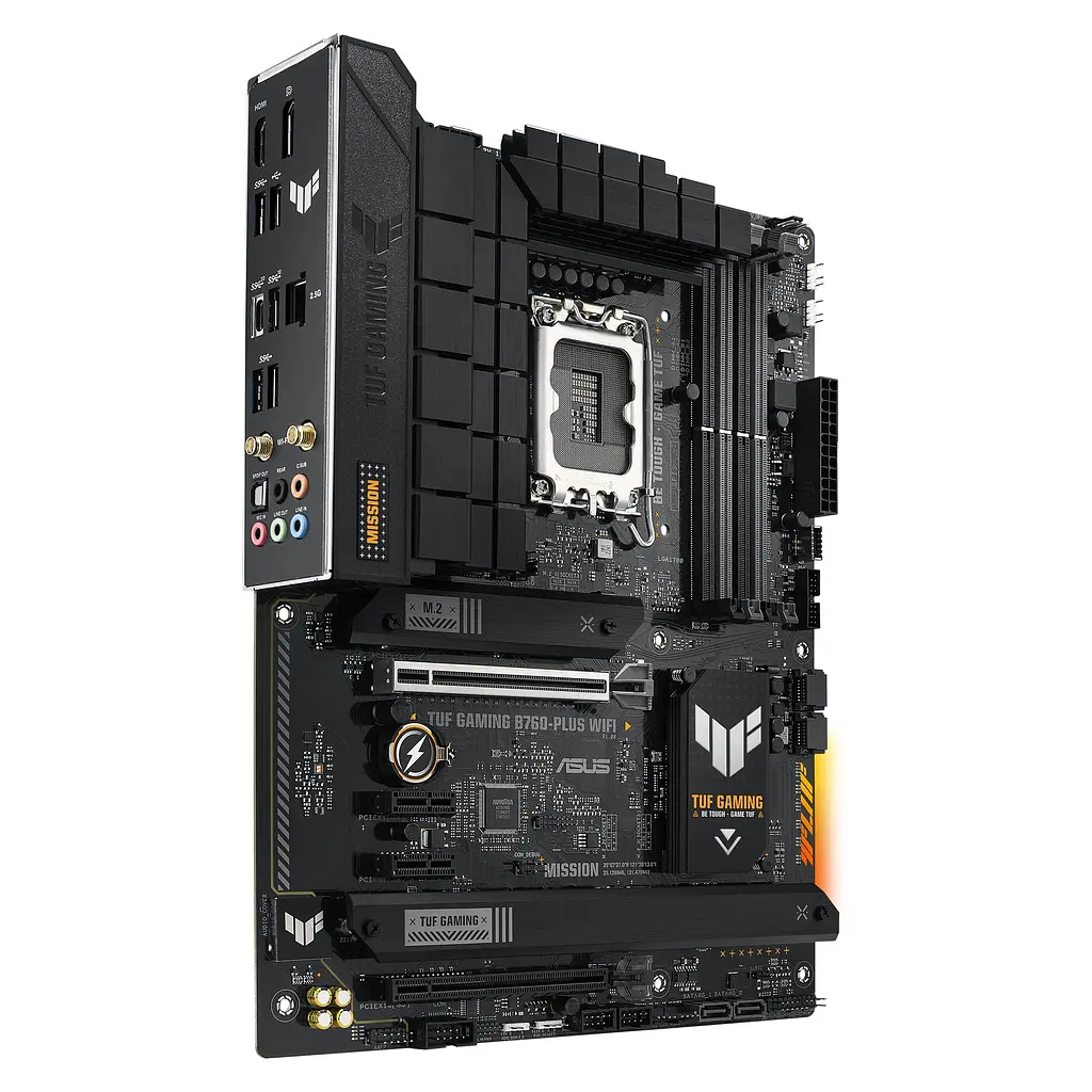 Материнская плата TUF GAMING B760-PLUS WIFI s1700 B760 4xDDR5 M.2 HDMI DP Wi-Fi BT ATX Asus teh0018970 - фото 4