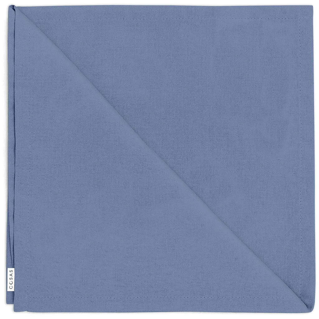Набір скатертина з серветками Cosas Dark Blue & Nightfall 140х180 см (Set_ClDarkBlue_35SerDarkBlue) - фото 5