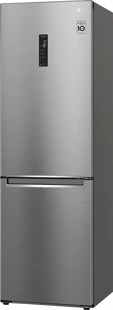 Холодильник з нижньою морозильною камерою LG GA-B459SMQM Платиново-сріблястий (GA-B459SMQM) - фото 3