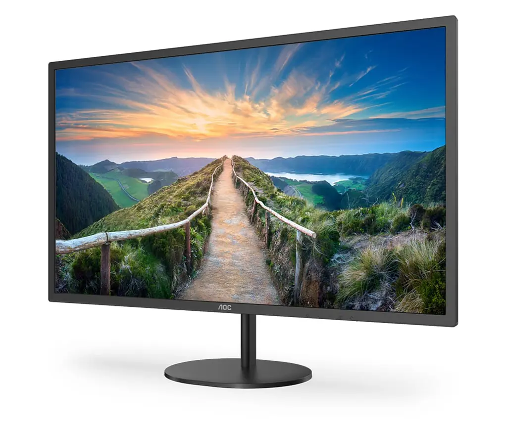 TFT 31.5` AOC Q32V4, IPS, QHD, DP, HDMI, колонки, чорний - фото 2