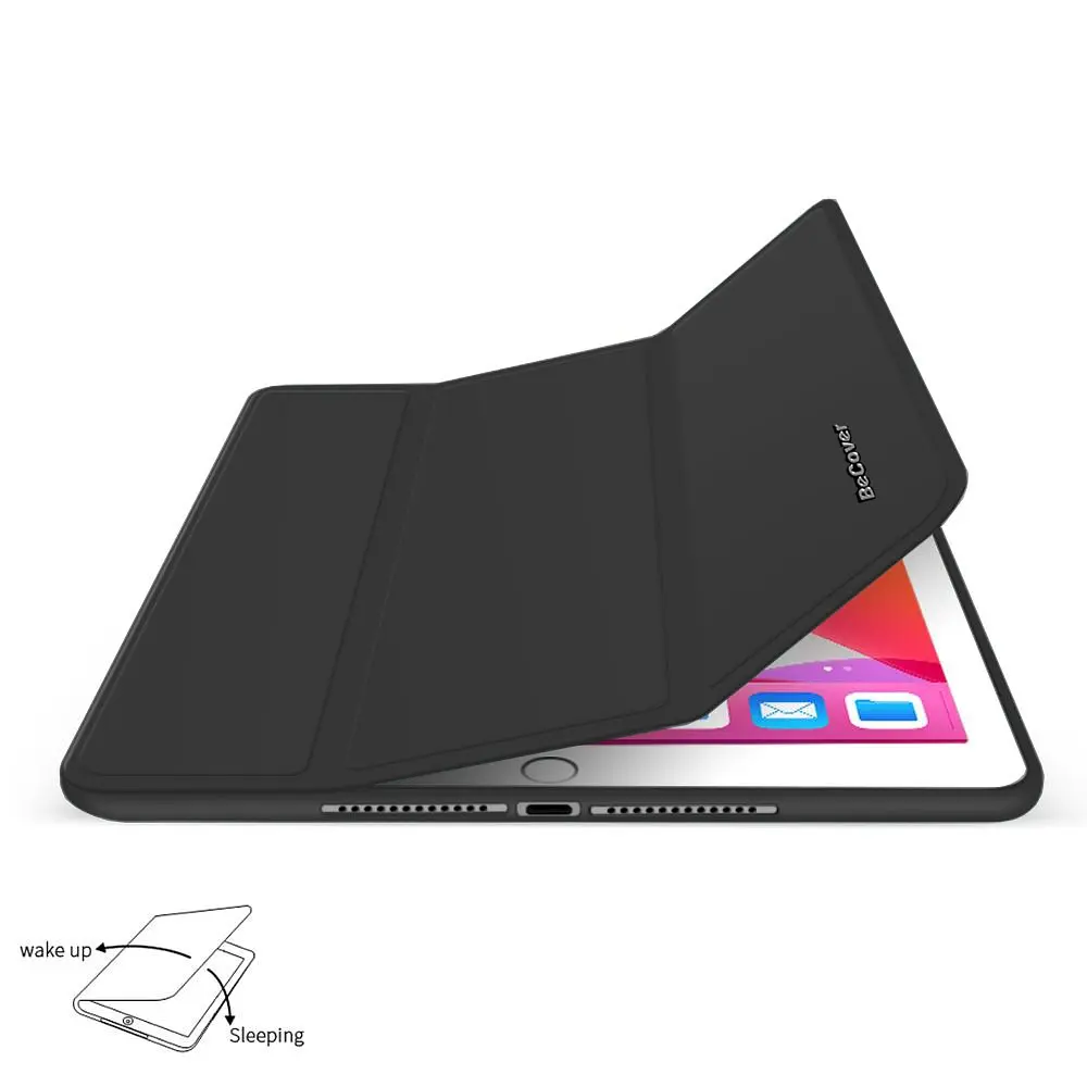 Чохол-книжка BeCover Tri Fold Soft TPU з кріпленням Apple Pencil для Apple iPad Air (4/5) 2020/2022 10.9" Black (711106) - фото 4