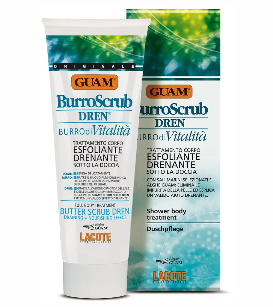 Олія-пілінг з дренажним ефектом Guam Burro Scrub Dren 200 мл