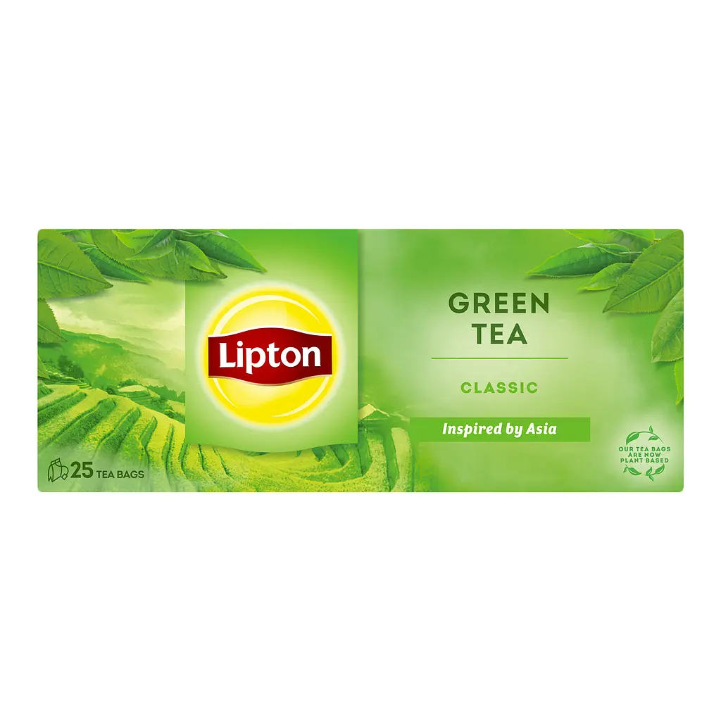 Чай зеленый Lipton Classic, 32 г (25 шт. х 1.3 г) (917461) - фото 2