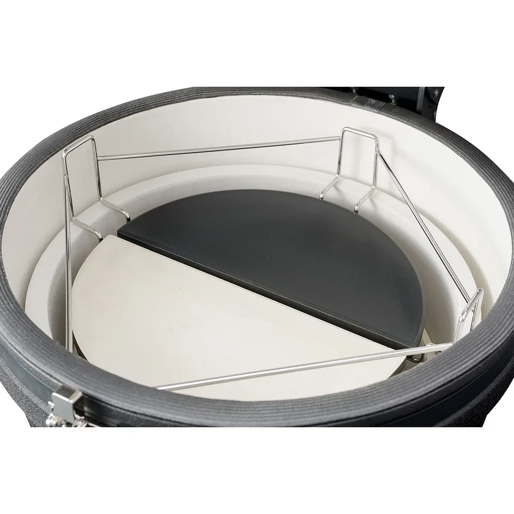 Керамический угольный гриль Grilli Kamado XL 5 в 1 с системой BBQ Block Fire (759777) - фото 9