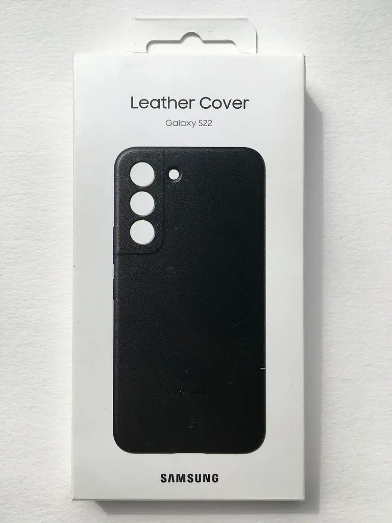 Чохол шкіряний оригінальний Leather Cover для Samsung Galaxy S22 EF-VS901LBEGRU Black - фото 9