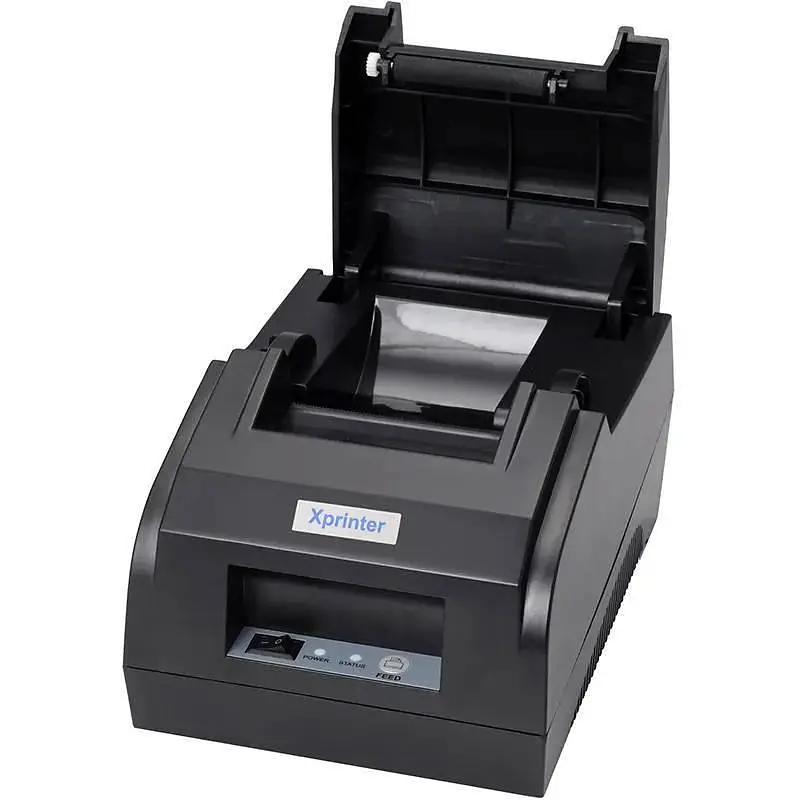 Друкарка чеків Xprinter XP-58IIZ (термодрук, 90 мм/с, стрічка 58 мм, USB, чорний) - фото 4