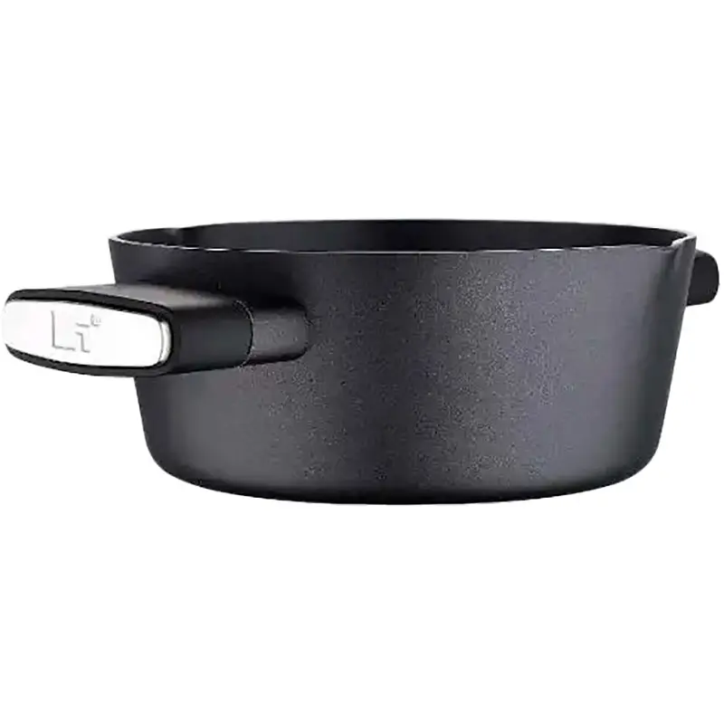 Каструля з кришкою Bergner Ion plus BG-35910-BK 20 см 2 л чорна - фото 2