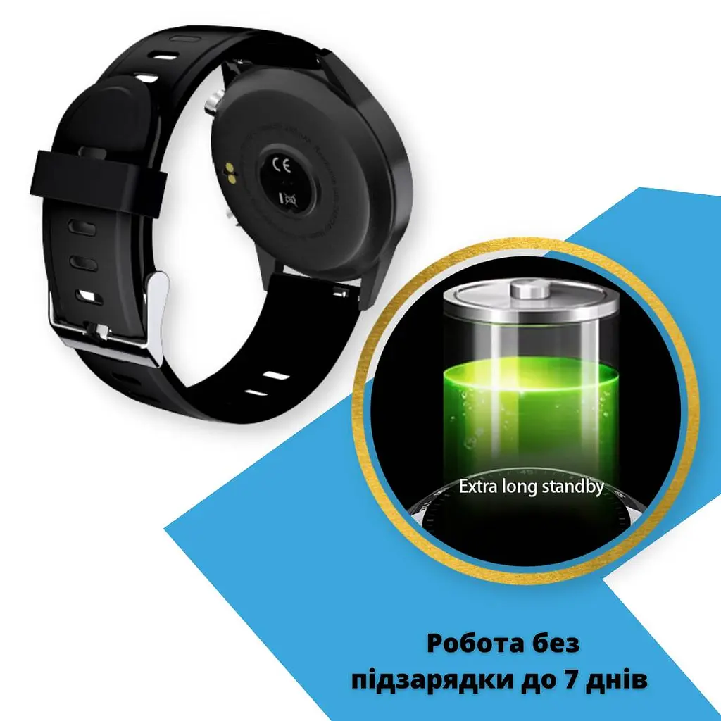 Смарт годинник KMITX T14 Black - фото 3
