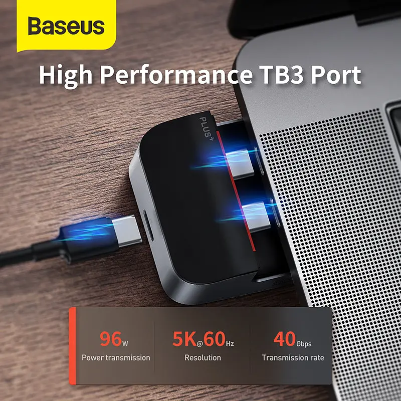 Адаптер хаб конвертер Baseus Armor Age Bracket Multifunctional CAHub-AJ0G - фото 9
