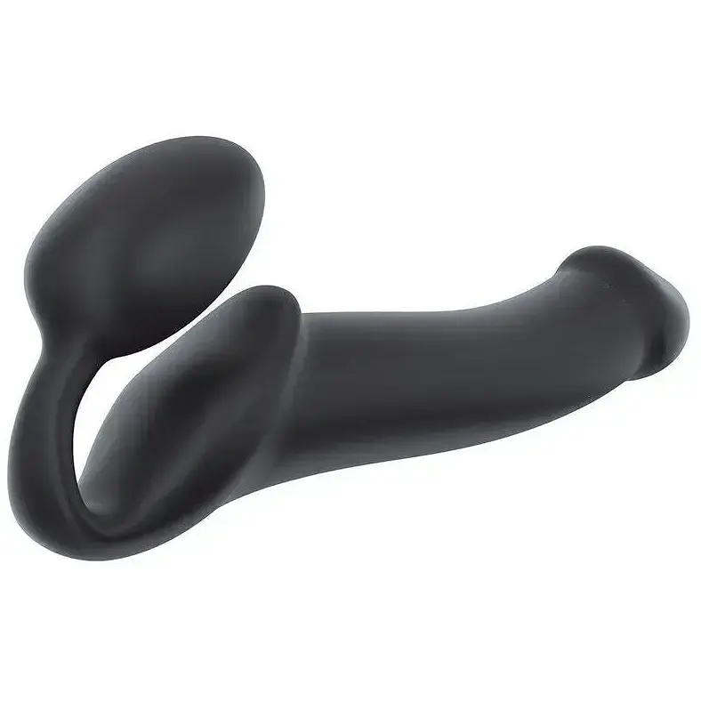 Безремневий страпон Strap-On-Me Black XL повністю регульований діаметр 4.5 см - фото 2