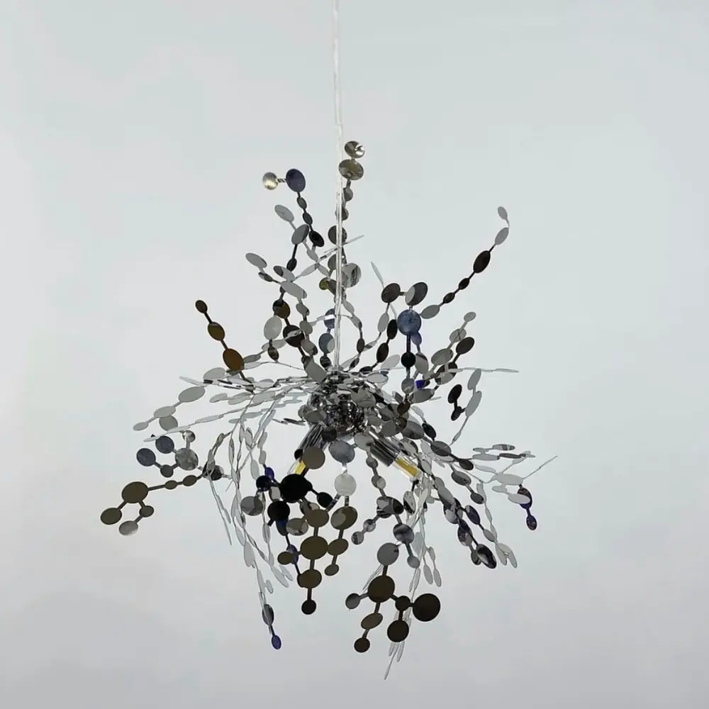 Підвісний світильник з гнучких дисків з металу Line.F M 219/1 CH - фото 3