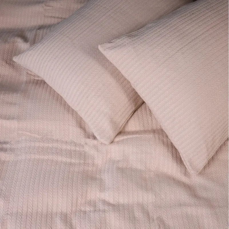 Покривало з наволочками MirSon №10-03 Arrowline Cream (2200010404401) - фото 3