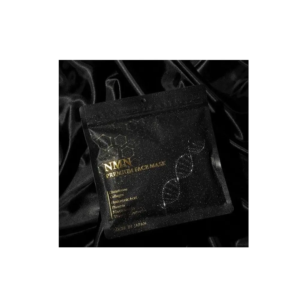 Маска для обличчя Kor Japan NMN Premium Face Mask Тканинна з NMN і глутатіоном 30 шт (4580698816580) - фото 2