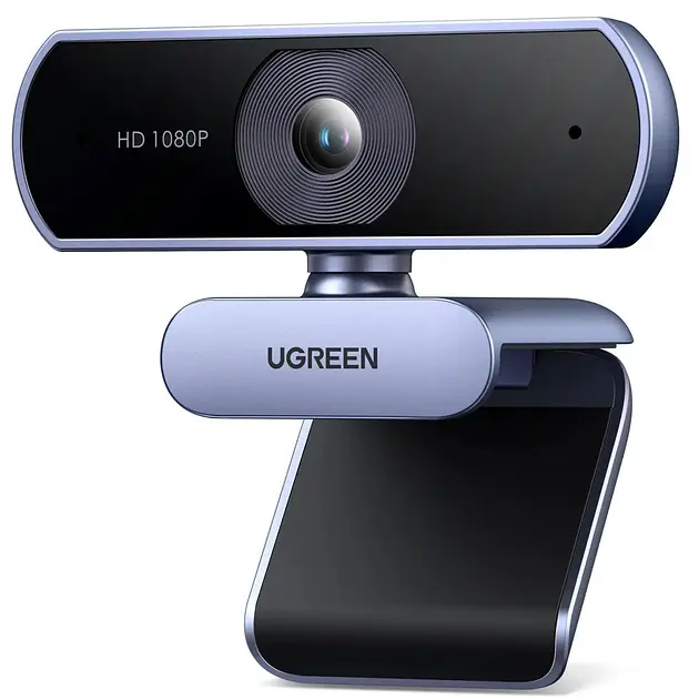 Веб камера UGREEN CM678 для ПК та ноутбука 1080P 30FPS 2 мікрофони HD Webcam (15728)