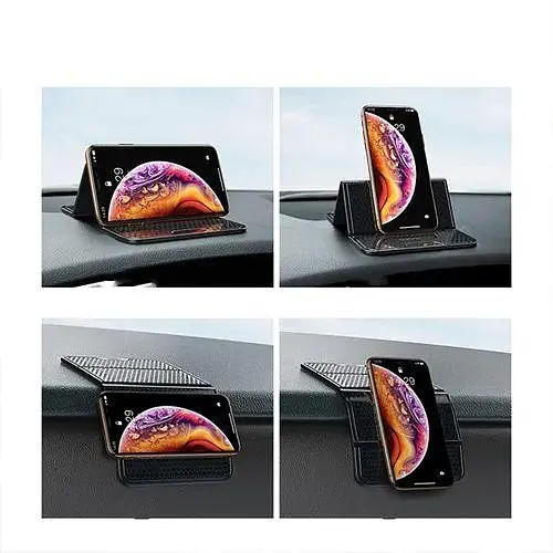 Гелевий коврик Baseus Folding Bracket Antiskid Pad чорний - фото 4
