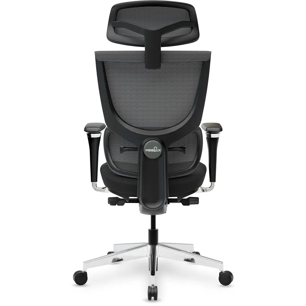 Крісло Mealux S8 Air Fabric Black (арт. HF-S8P F/B) - фото 3