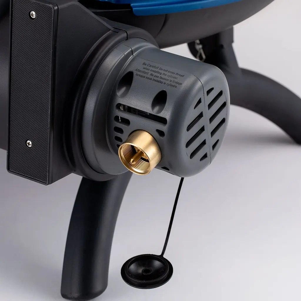 Портативный газовый гриль O-Grill 900 переносной, синий + шланг в подарок! - фото 10