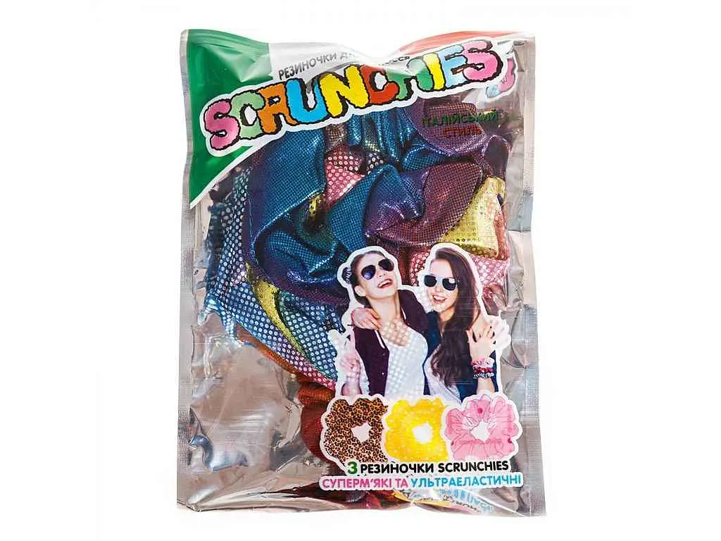 Резиночки SHOKKY BANDZ для волосся SCRUNCHIES в асортименті - фото 5