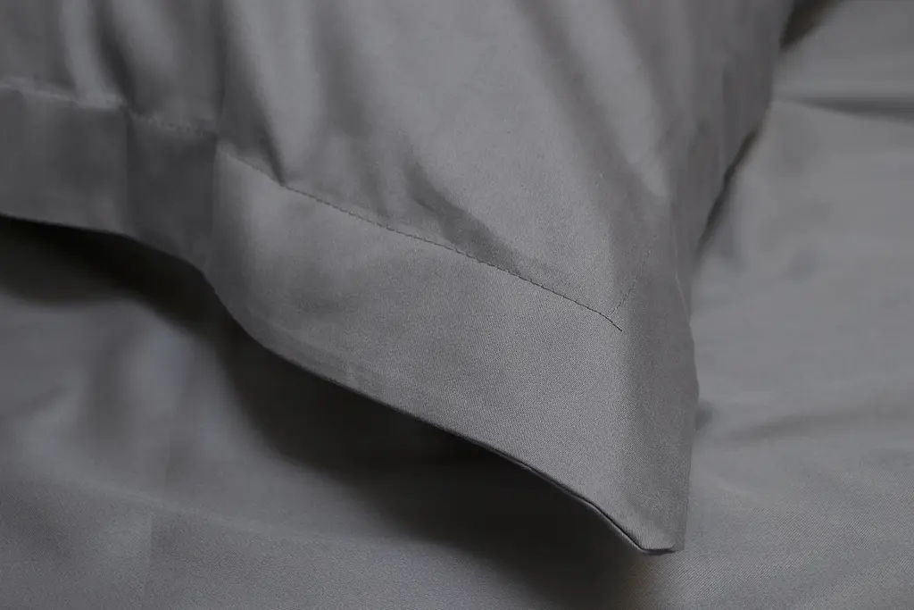 Постельное белье сатин 210ТС Lotus Home - Brista антрацит евро (160x200+30см) - фото 10