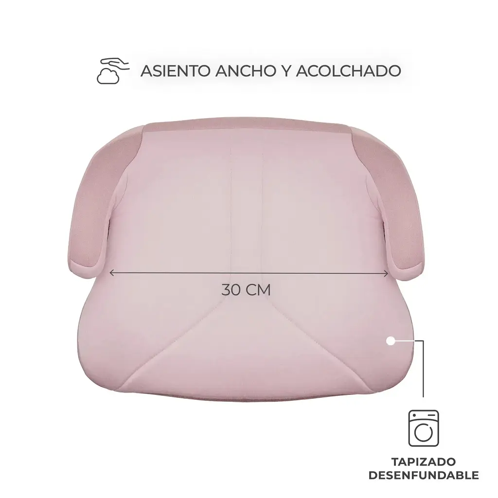 Автокрісло Kinderkraft i-Boost 2 бустер Pink (KCIBOO02PNK0000) (5902533929184) - фото 3