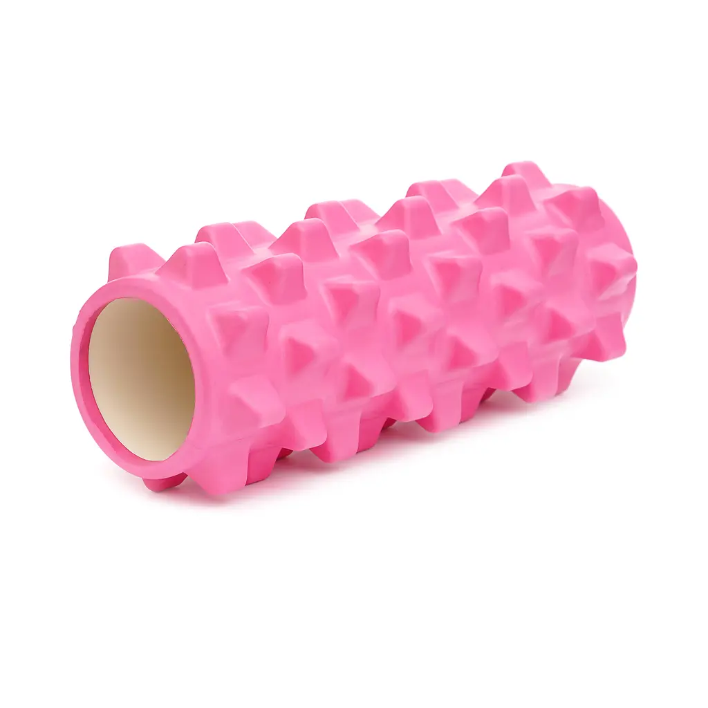 Масажний ролик Cornix EVA 33 x 14 см (валик, ролер) XR-0323 Pink - фото 3