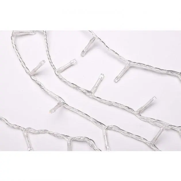 Гирлянда штора 2х2м 250 LED Теплый белый свет - фото 4