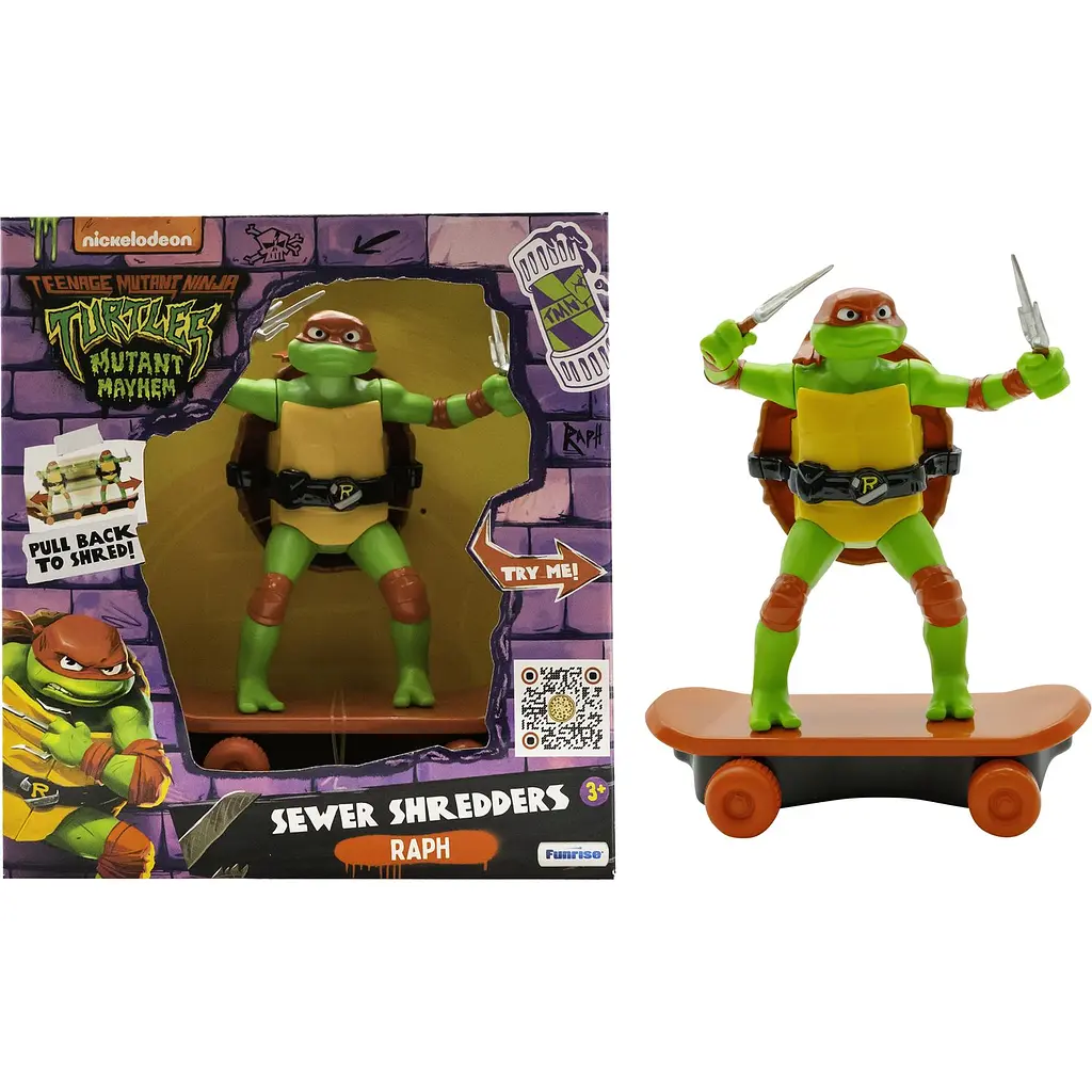 Ігрова фігурка TMNT Funrise Черепашки-Ніндзя Майстри бойових мистецтв, Рафаель movie star 2023 (71056) - фото 4