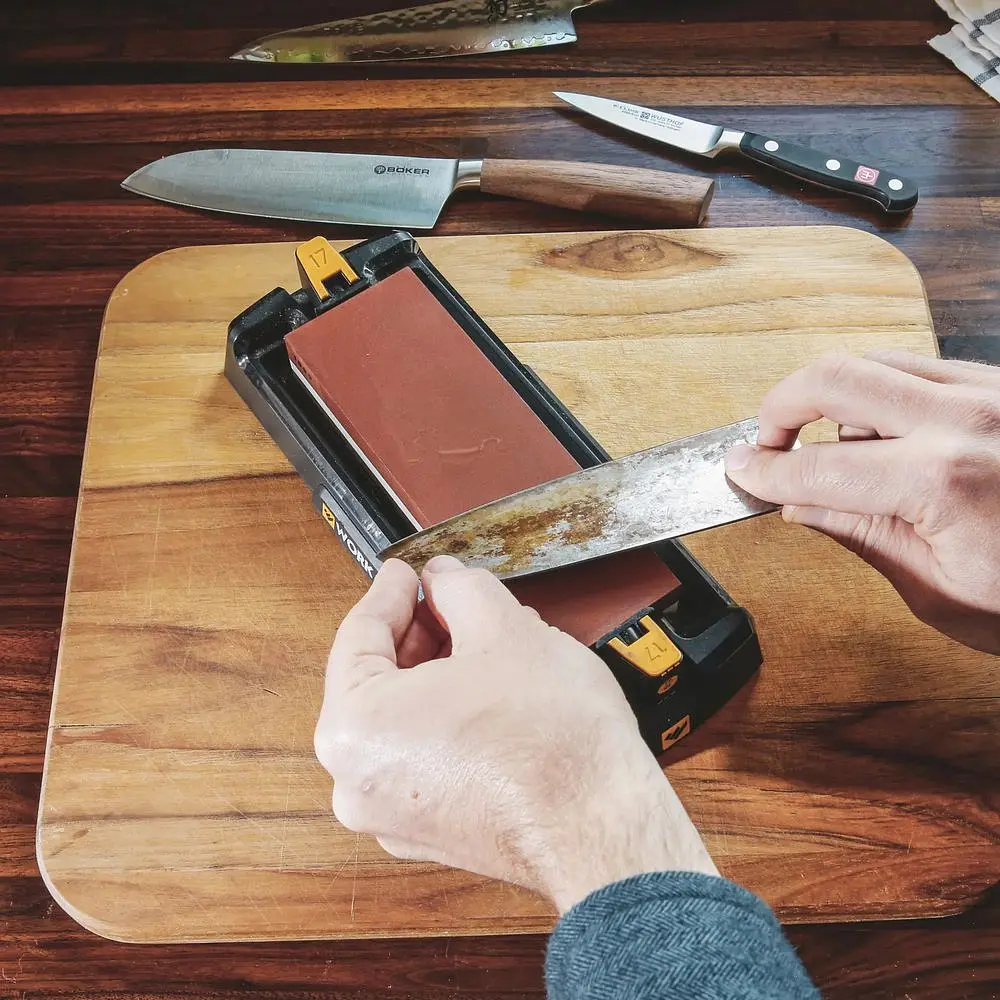 Точилка механічна Work Sharp Benchtop Whetstone Sharpener (WSBCHWHT-I) - фото 18