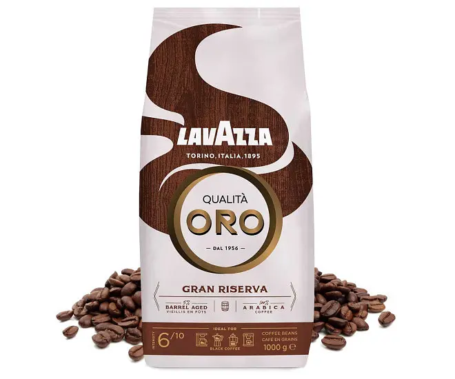 Кава зернова Lavazza Qualita Oro Gran Riserva 100% арабіка 1 кг
