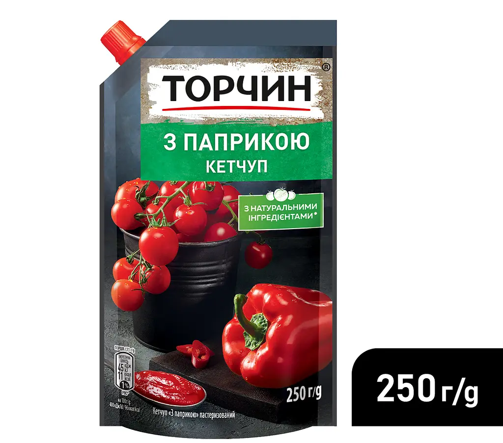 Кетчуп Торчин С паприкой 250 г - фото 3
