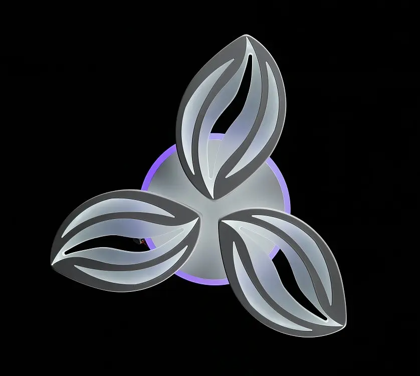 Люстра стельова LED Splendid Ray LK23/3, 80W, білий, регульована яскравість, сучасний стиль - фото 6
