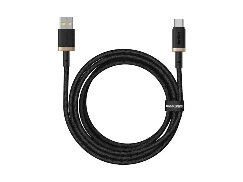 Кабель USB Type-C BASEUS USB-Type-C 60W 1m (P10377802U01-00) чорно золотий - фото 2
