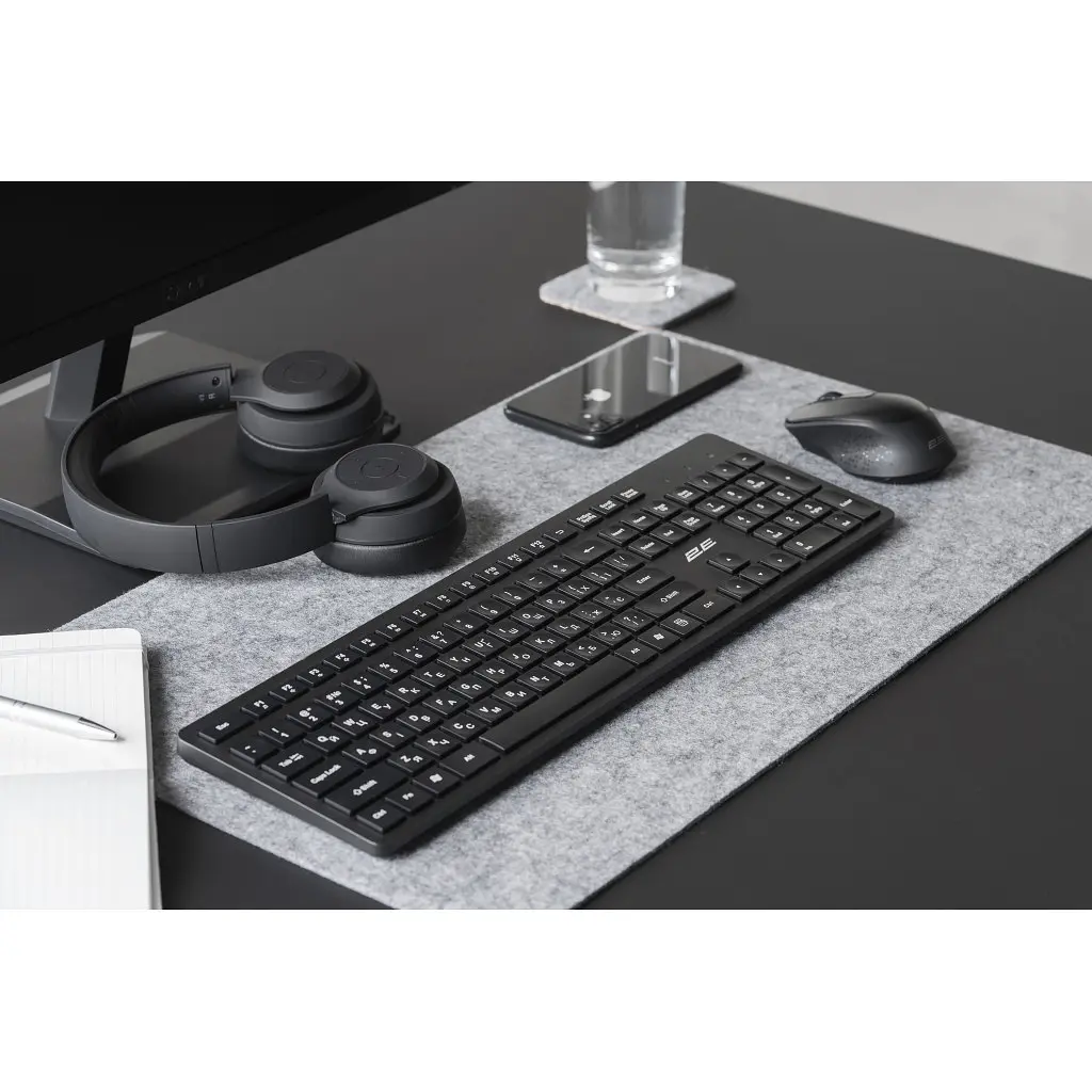Клавіатура 2E KS260 Wireless Black (2E-KS260WB) - фото 6