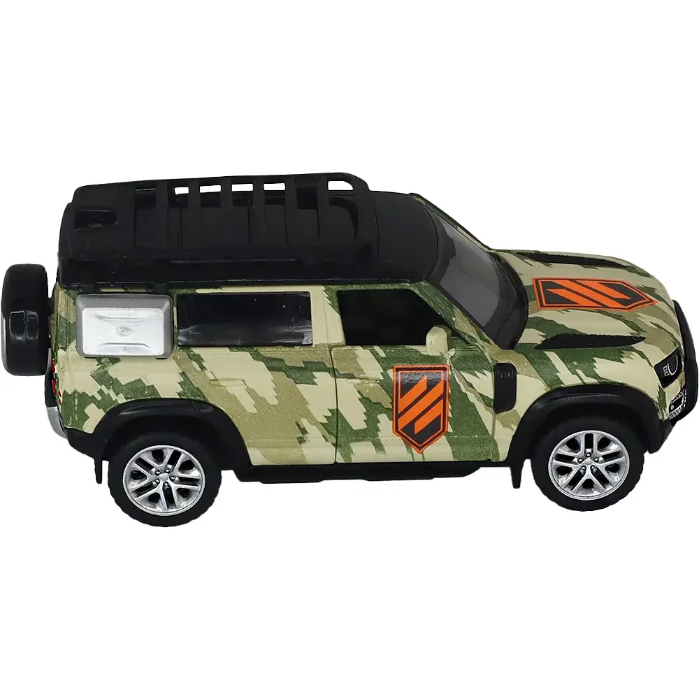 Машинка TechnoDrive серії Шеврони Героїв LAND ROVER DEFENDER 110 "3 ОШБр" - фото 6