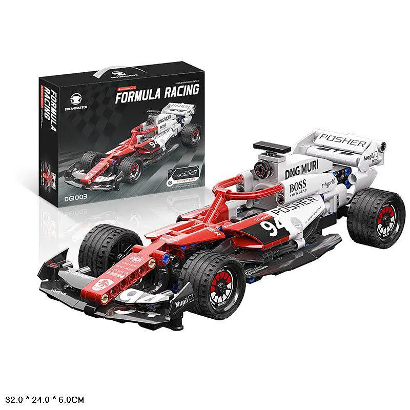 Конструктор гоночний болід Formula Racing, модель автомобіля 276 деталей (DG1003)