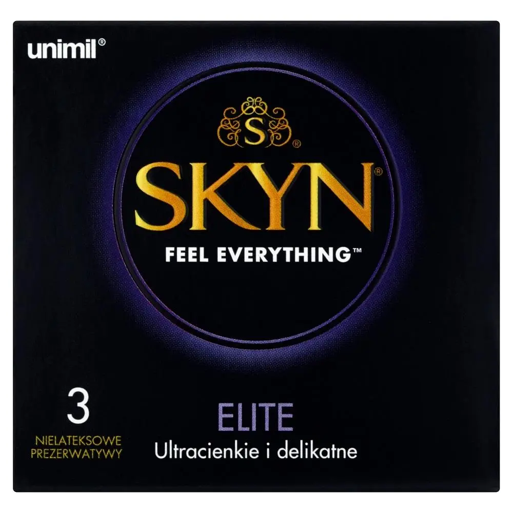 Ультратонкі презервативи Unimil Skyn Elite безлатексні 3 шт. - фото 3