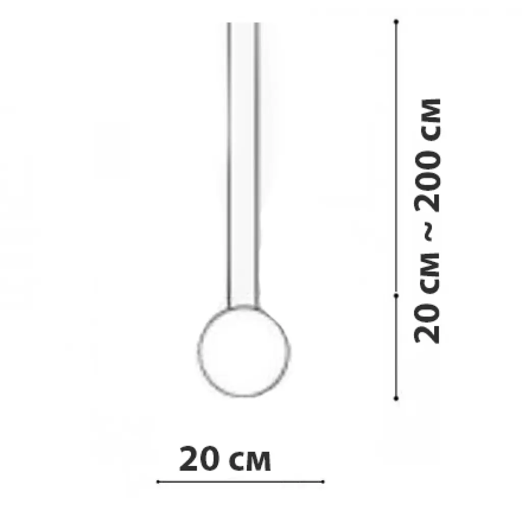 Підвісний світильник Friendlylight Cosmo S BR FL3164 - фото 3