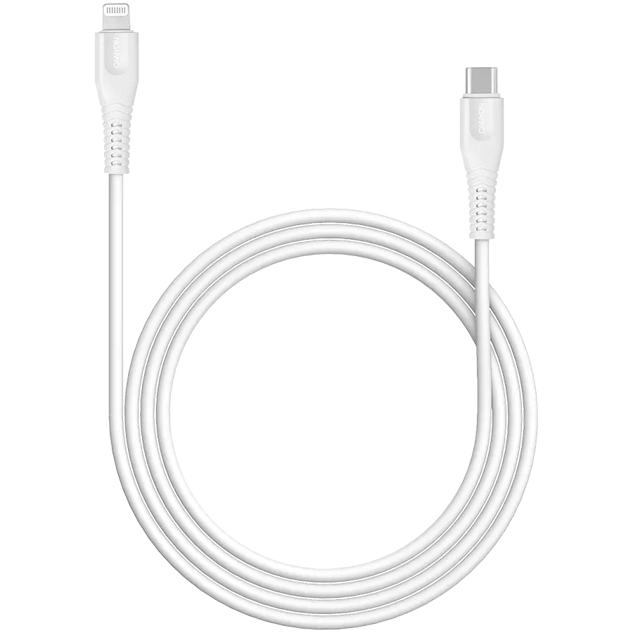 Кабель Lightning Canyon USB Type-C/Apple Lightning 1.2m (CNS-MFIC4W) - фото 2