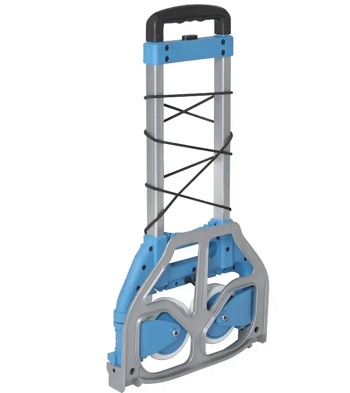Візок господарський Bo-Camp Trolley Foldable 75 kg Silver/Blue (5267283) (DAS302122) - фото 3