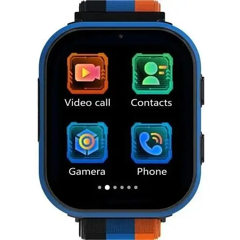 Дитячий смарт-годинник Gelius GP-PK008 (Rainbow) з GPS/4G Black - фото 7