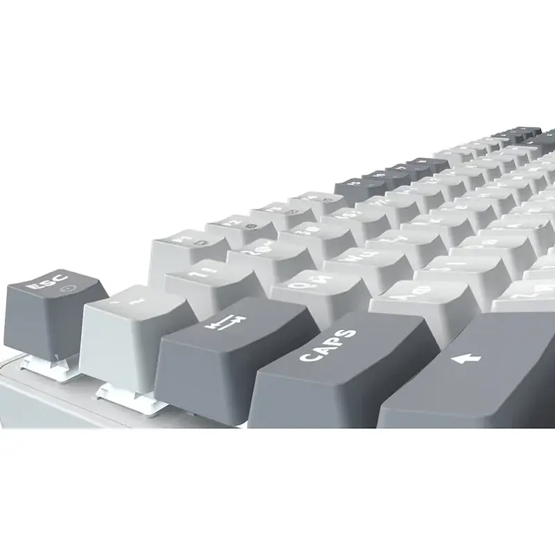 Клавіатура GamePro Genesis Metallic MK110W Red Switches White - фото 6