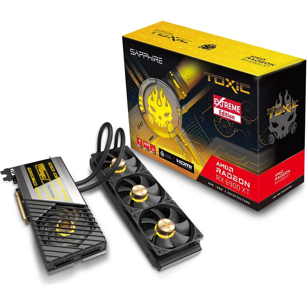 Видеокарта Sapphire AMD Radeon RX 6900 XT 16GB TOXIC Extreme Edition OC (11308-08-20G) (GDDR6, 256 bit, PCI-E v4.0) Б/у - фото 10