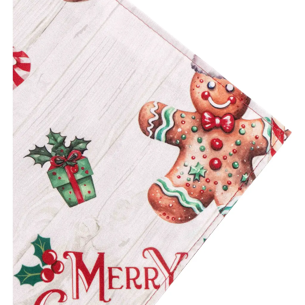 Набір серветок сервірувальних Ardesto Christmas Gingerbread 30 x 45 см 2 шт. червоний (ART15HG) - фото 2