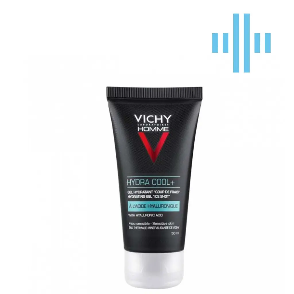 Зволожуючий гель з охолоджуючим ефектом Vichy Homme Hydra Cool+ для обличчя та контуру очей 50 мл - фото 2