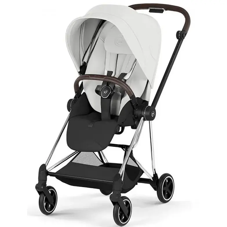 Прогулянкова коляска Cybex Mios Style 5.0 Off White шасі Chrome