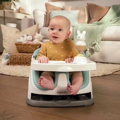 Стільчик-бустер для годування 2 в 1 Ingenuity Baby Base бірюзовий (16728) - фото 2